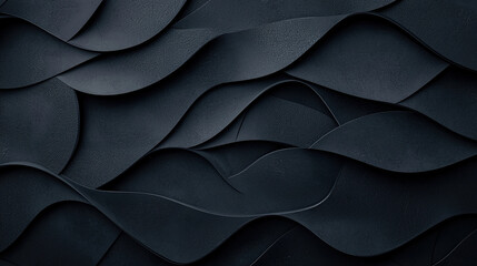 Obraz premium Geometric shapes made of gray paper with an abstract background. Ideal for minimalist, modern interior design and conceptual visuals. 
