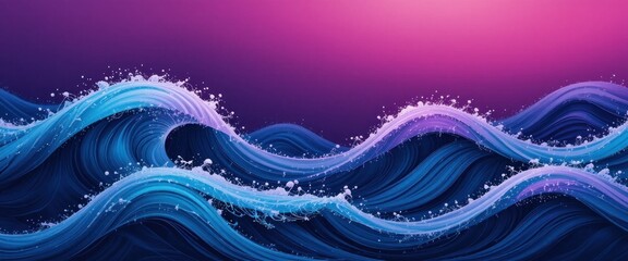 Serene Ocean Waves: A Mesmerizing Display of Color and Motion