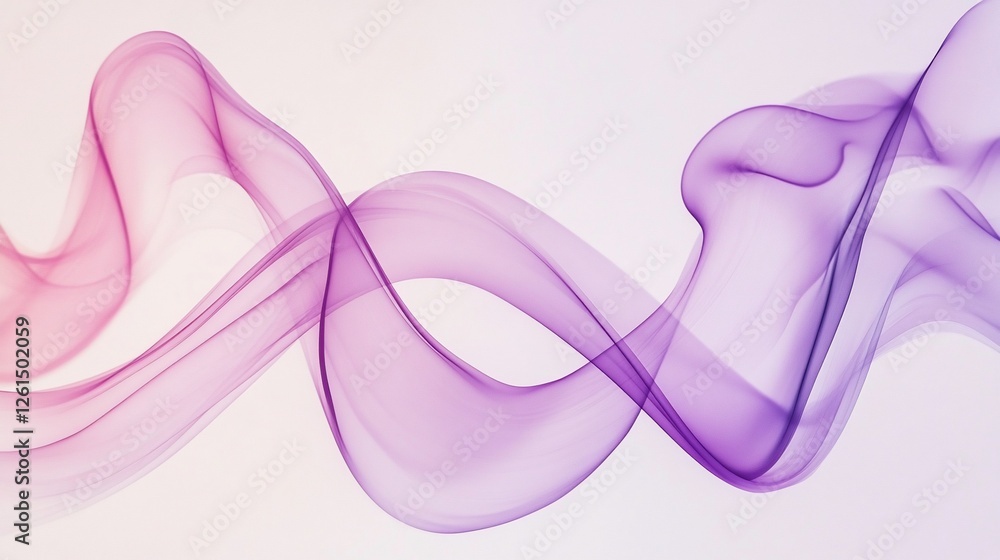 Aufkleber a mesmerizing abstract vector design with smooth gradient curves and a dreamy feel