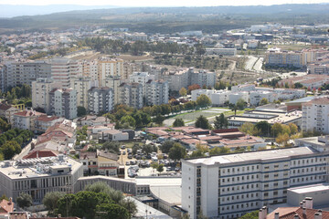 Castelo Branco, Beira Baixa, Portugal, October 25, 2021. Views from Castelo Branco