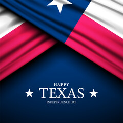 Happy Texas Independence Day Background illustration