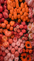 Spring flower bouquets