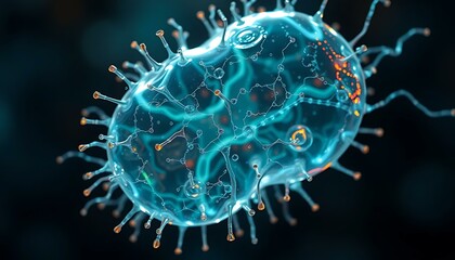 Stunning Microscopic Virus Image: Explore the Intricate World of Virology