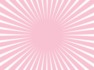 放射状に広がる光の背景イラスト