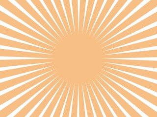 放射状に広がる光の背景イラスト