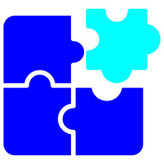 Obraz premium Puzzle Icon