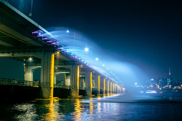 반포대교 무지개분수