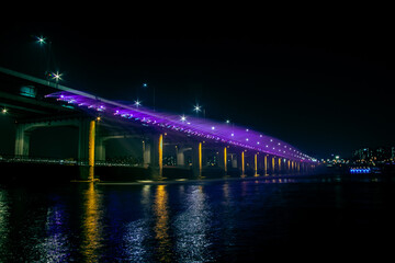 반포대교 무지개분수