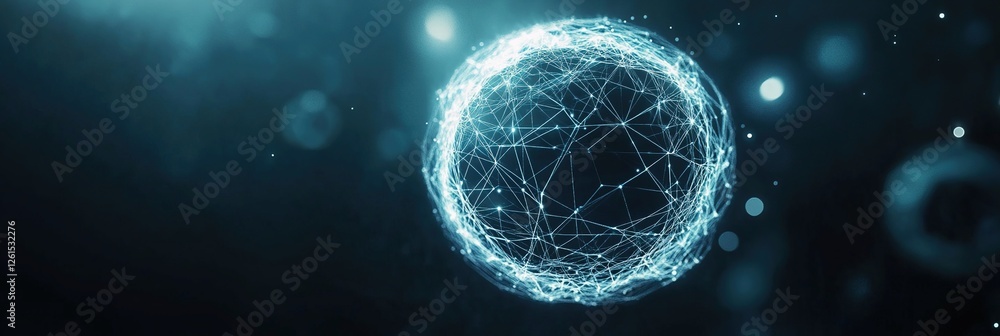 Poster exploring the intricate network: a visual journey into complex systems and connections, revealing un
