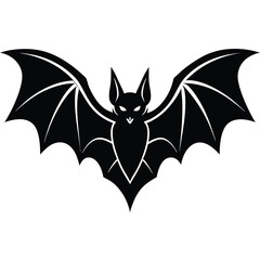 bat on white background