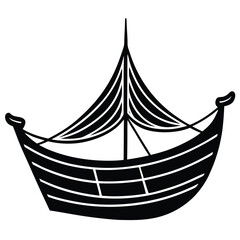 Fishing Vessel Silhouette vector file