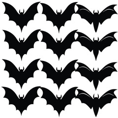 bat set illustration