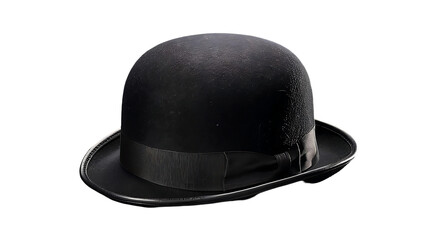 Classic Black Bowler Hat Mens Fashion Accessory