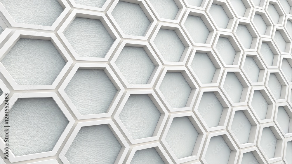 Poster honeycomb pattern on textured surface