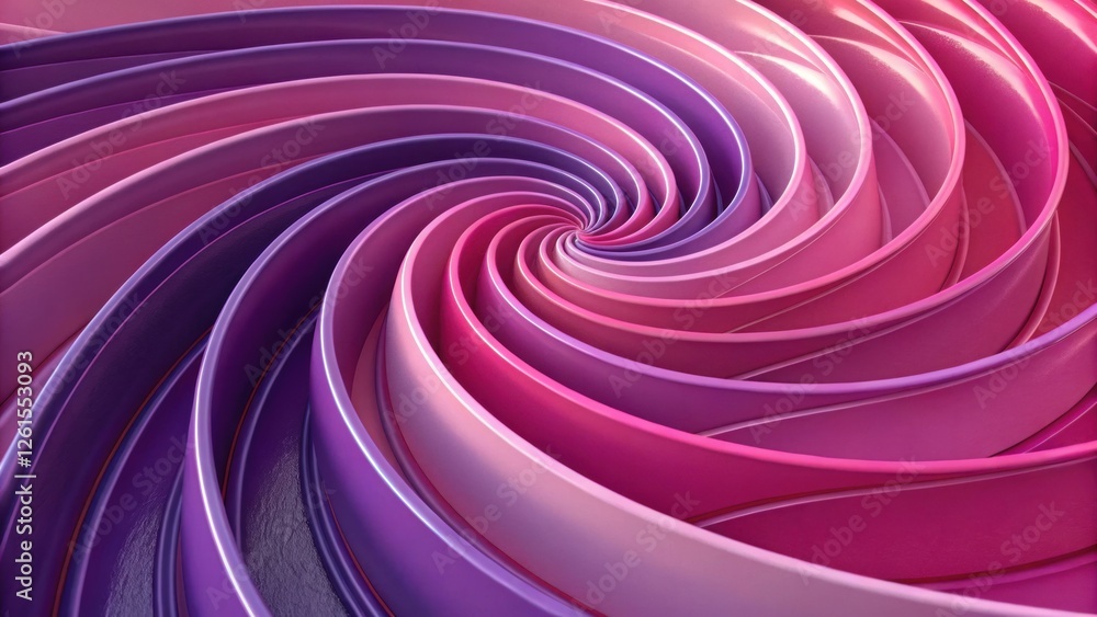 Poster colorful abstract swirl pattern in gradient hues
