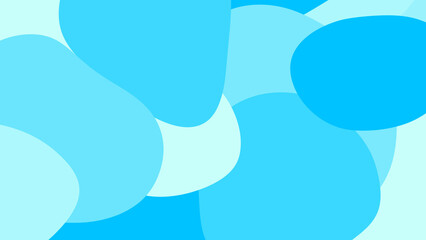 Cute squishy wallpaper (blue, light blue, white)