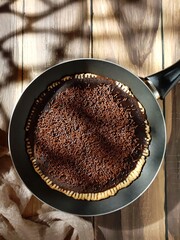 pancake with chocolate 