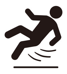 足元注意のピクトグラム