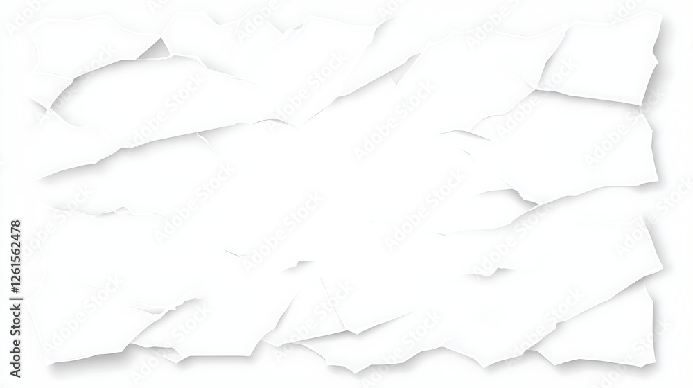 Poster abstract white crumpled texture background graphic element for digital design projects and creative 