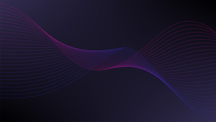 abstract background line curve for website banner poster