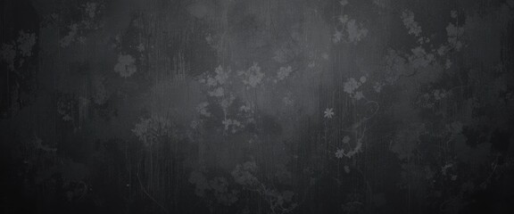 Obraz premium Elegant Black Background with Subtle Floral Texture for Design Projects