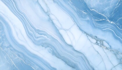 Naklejka premium Gentle light blue marble texture abstract background. Detailed marble luxury surface wallpaper