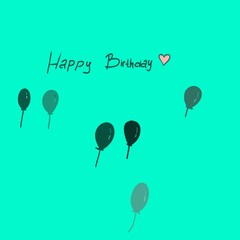 Greeting card birthday