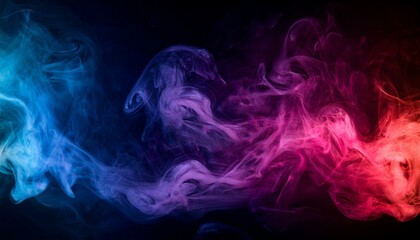 Obraz premium Colorful smoke brings life to your artistic vision. 