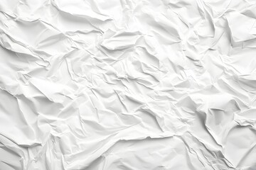 Obraz premium Crumpled white paper texture
