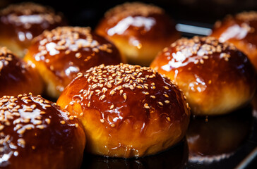 Golden-Brown Dinner Rolls with a Buttery Sheen