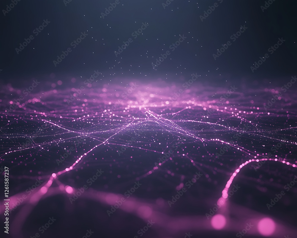Poster Interconnected data network image
