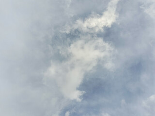 Pastel Gray Cloudy Sky Background