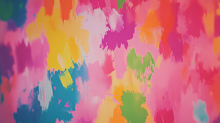 Colorful Expressionist Strokes Vivid Palette and Bold Brushwork Abstract Art Style Visual Composition
