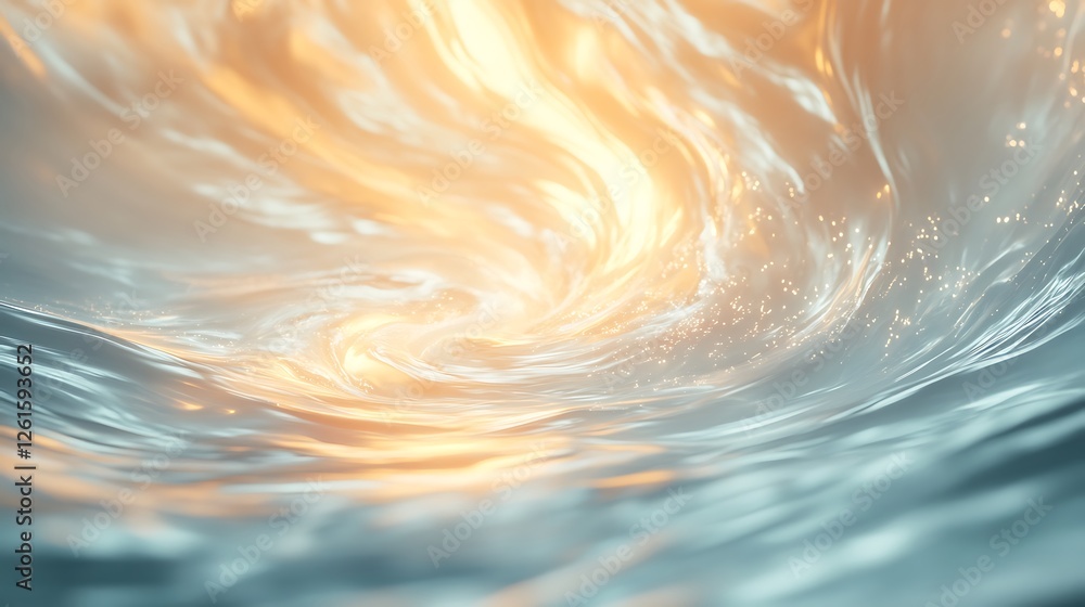 Poster surreal ai-generated data flow image