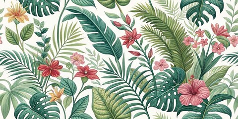 Aerial View Botanical Garden, Lush Plants, Medical Brochure Stock Photo, Healthcare, Nature