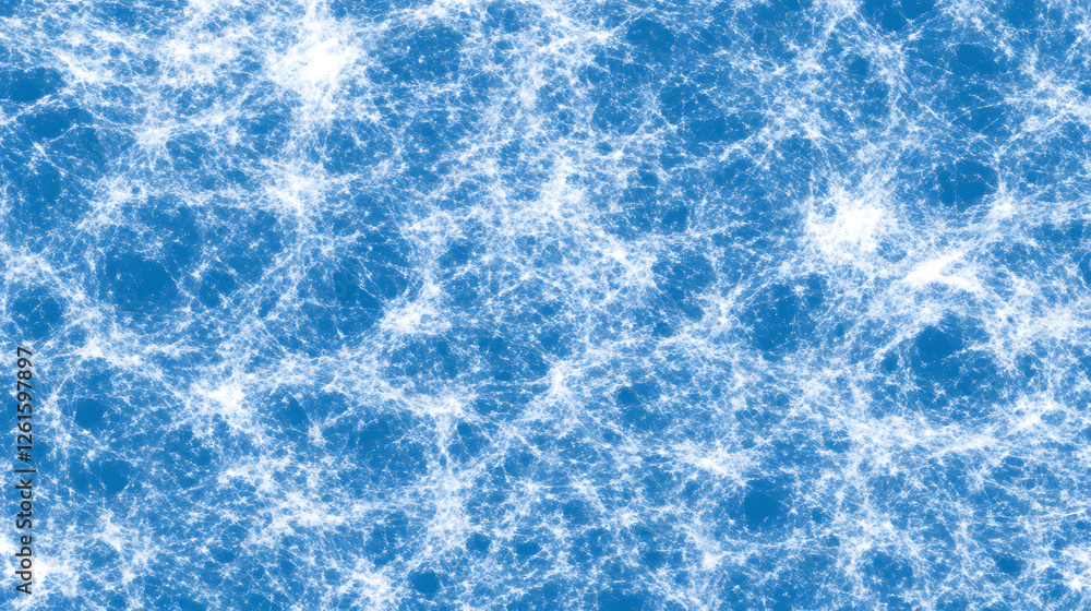 Poster cosmic web structure formation simulation of large scale universe arrangement network connections