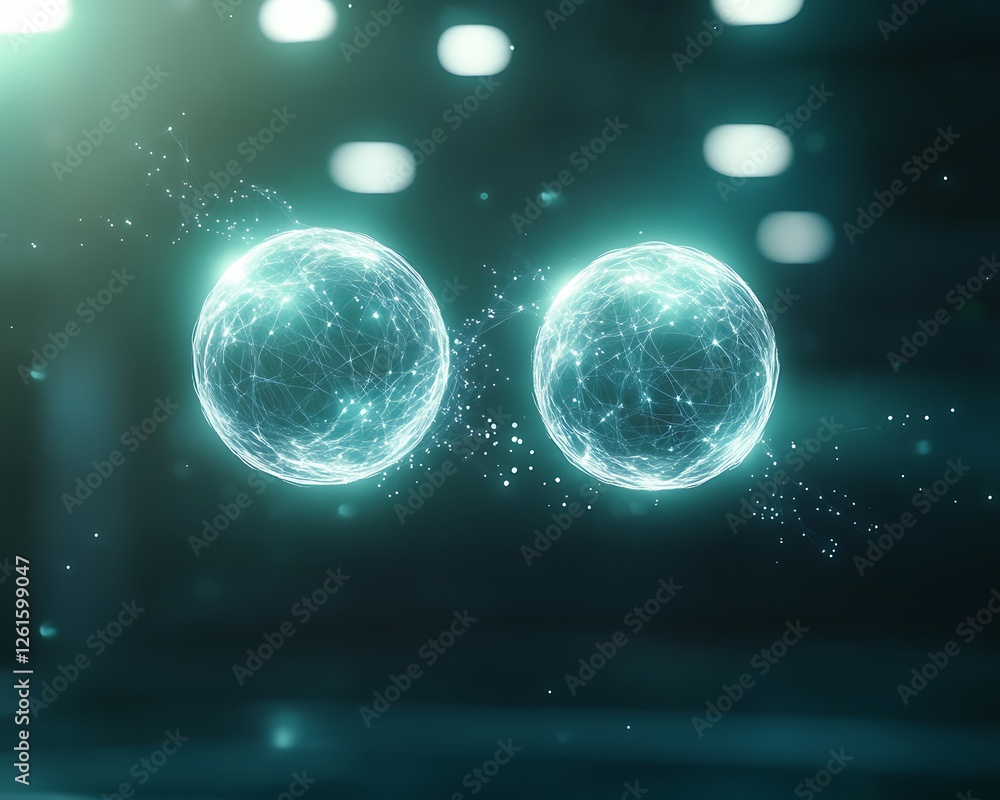 Aufkleber quantum entanglement simulation visualization