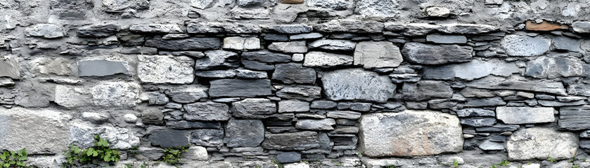 Grey Stone Wall Texture Background Image
