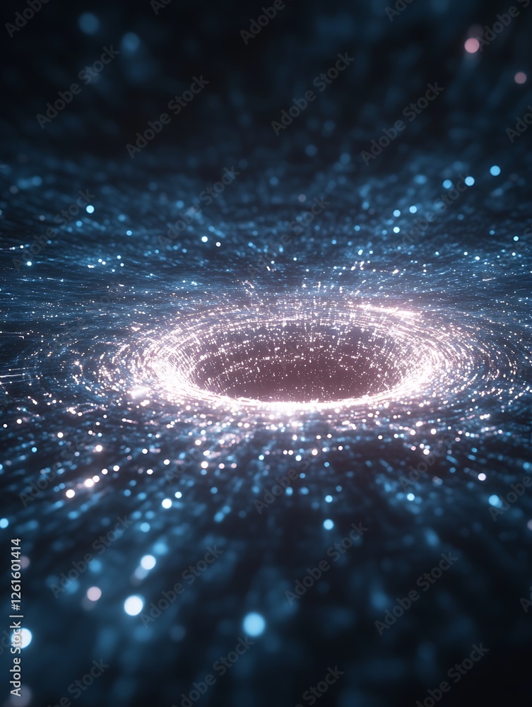 Fototapete A stunning visualization of a quantum computer, showcasing its intricate design and futuristic technology.
