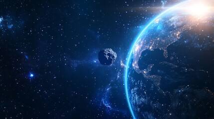 Fototapeta premium Brain circuitry with glowing off switch, symbolizing innovative anxiety control through scientific research.