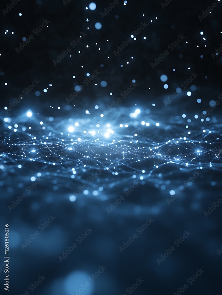 Poster A hyper-detailed visualization illustrating the concept of cloud computing in a visually captivating way.