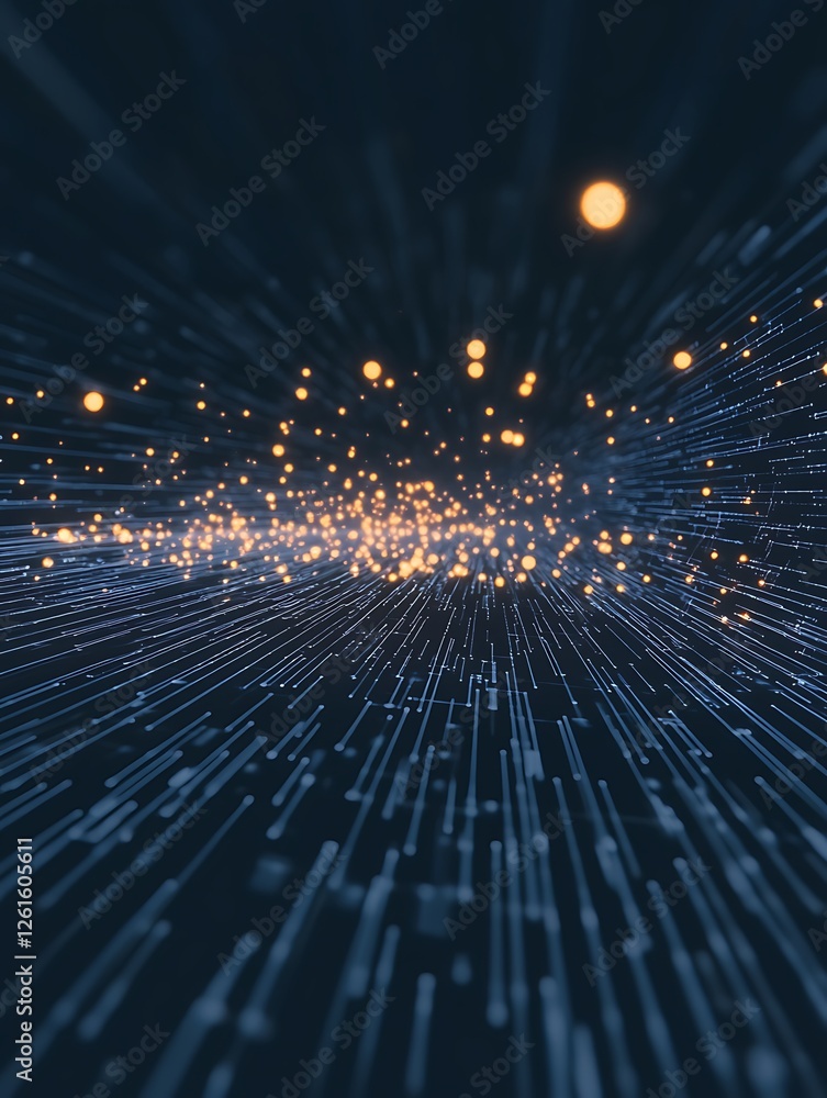 Aufkleber a futuristic holographic ai interface displayed in mid-air, illustrating advanced technology concept