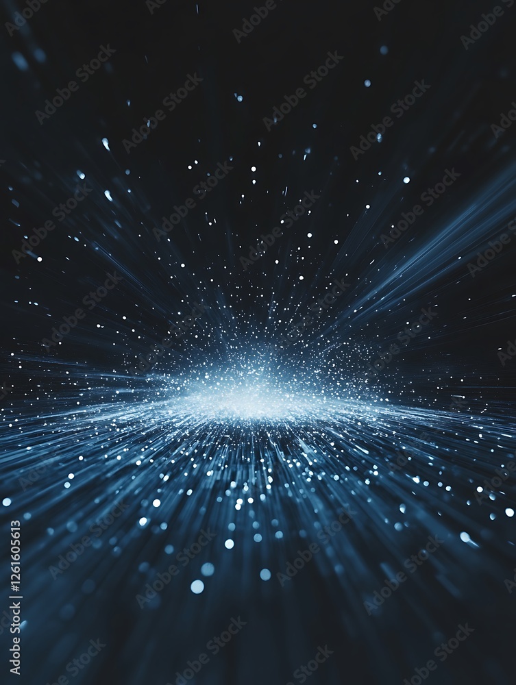 Aufkleber A holographic AI interface projected in mid-air, showcasing innovative technology and design.