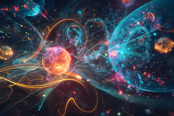 Digital Visualization of Complex Quantum Mechanics and Particle Interactions