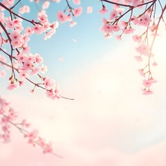 Fototapeta premium Warm Spring Captured in Oil Paint