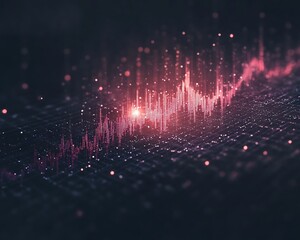 A high-tech financial innovation hub showcasing modern design and technology in a vibrant setting.