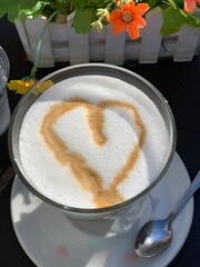 cup of cappuccino