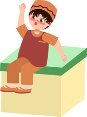 Illustration of Ramadan Characters