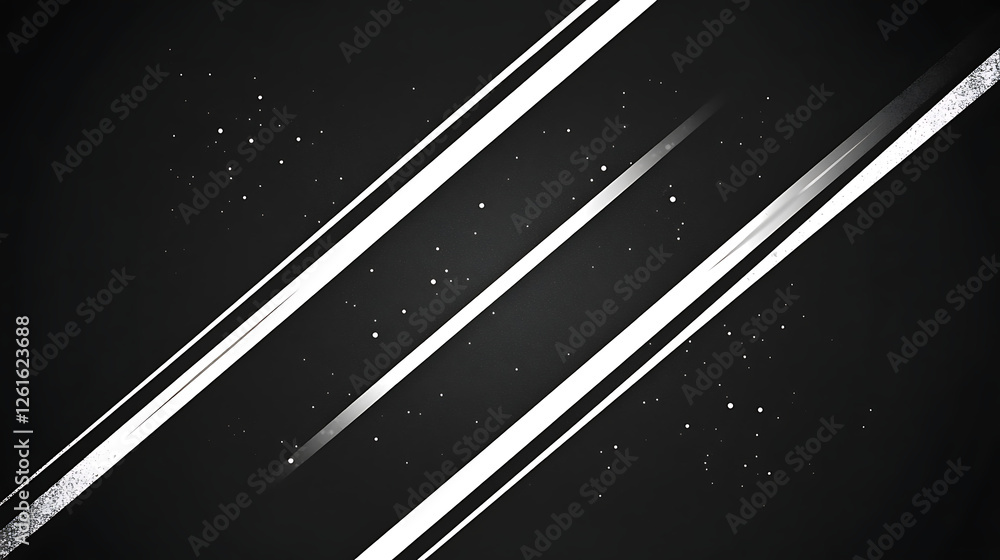 Poster Dynamic Angular Lines with Cosmic Dust Overlay Creating a Futuristic Dark Abstract Design Theme