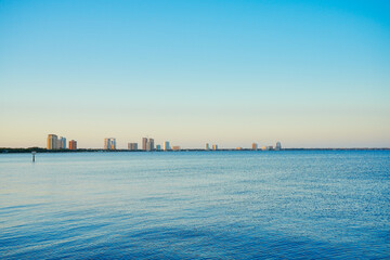 Obraz premium Tampa bay sunset sun set landscape